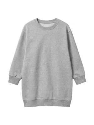 Суичър рокля за момиче URBAN CLASSICS UCK8565-03061 ХЕДЪР СИВО