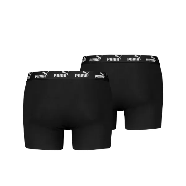  Мъжки боксерки PUMA ELEMENTS MEN BASIC BOXERS 2P 93875309 ЧЕРЕН 