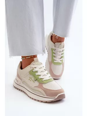 Дамски кецове BIG STAR SHOES NN274A091 БЕЖОВО