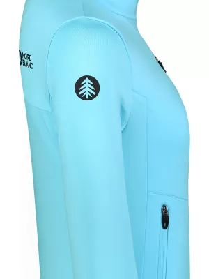 Дамски суичър powerfleece NORDBLANC CRISP NBSFL8338 СВЕТЛО СИНЬО