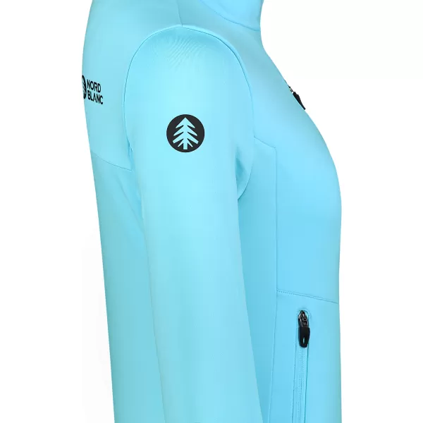  Дамски суичър powerfleece NORDBLANC CRISP NBSFL8338 СВЕТЛО СИНЬО 