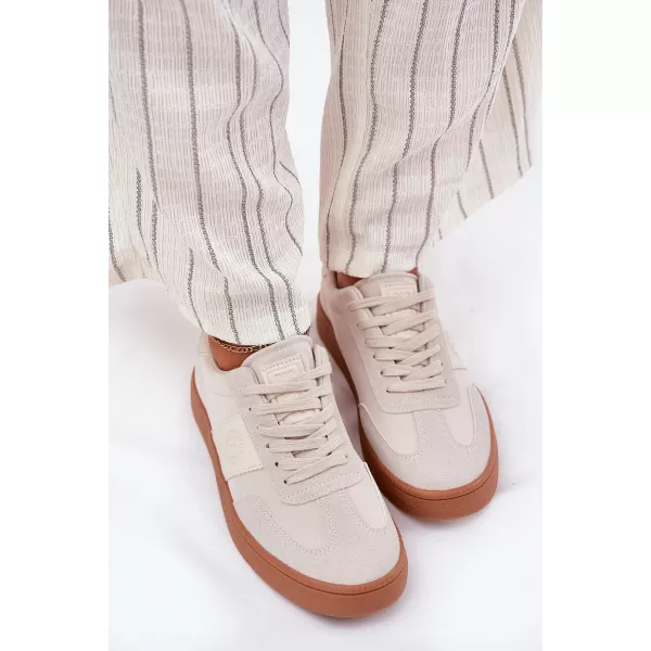  Дамски кецове BIG STAR SHOES RR274806 БЕЖОВО 