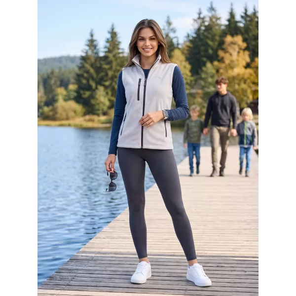  Дамска поларена жилетка ALTISPORT ALW002525 СВЕТЛО СИВО 