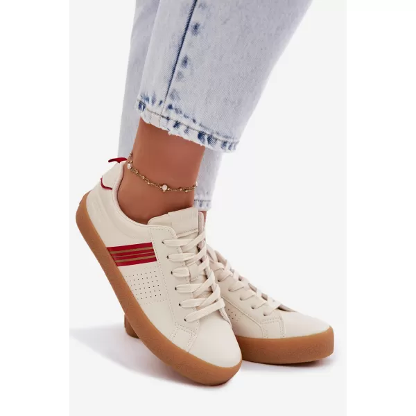  Дамски кецове BIG STAR SHOES TT274307 БЕЖОВО 