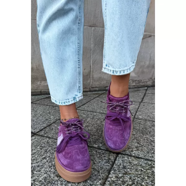  Дамски кецове BIG STAR SHOES UU274772 ЛИЛАВИ СЕНКИ 