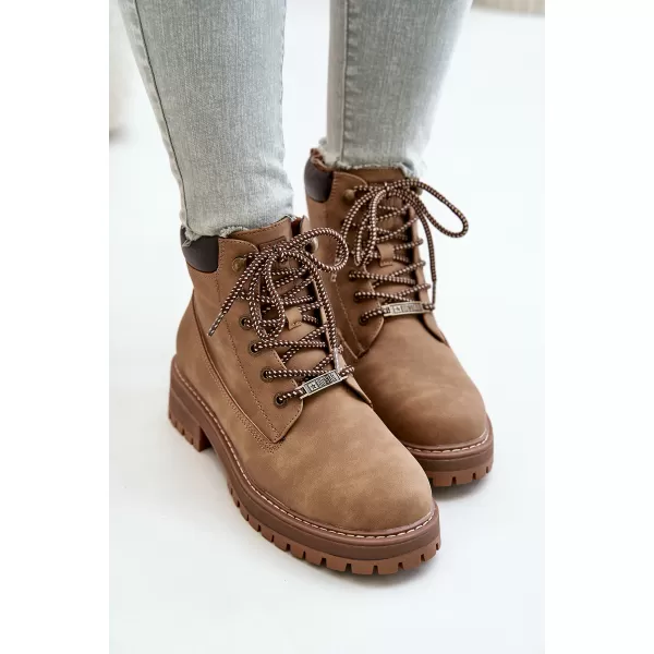  Дамски боти BIG STAR SHOES OO274A289 КАФЯВО/БЕЖОВО 