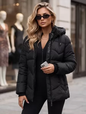 Дамско яке DSTREET TY5751 ЧЕРЕН