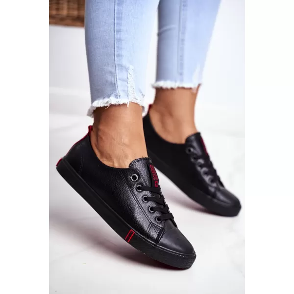  Дамски кецове BIG STAR SHOES GG274007 ЧЕРЕН 