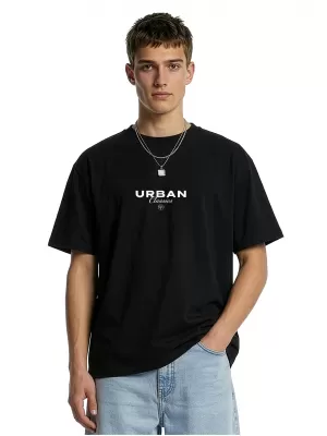 Мъжка тениска URBAN CLASSICS TB8665 ЧЕРЕН