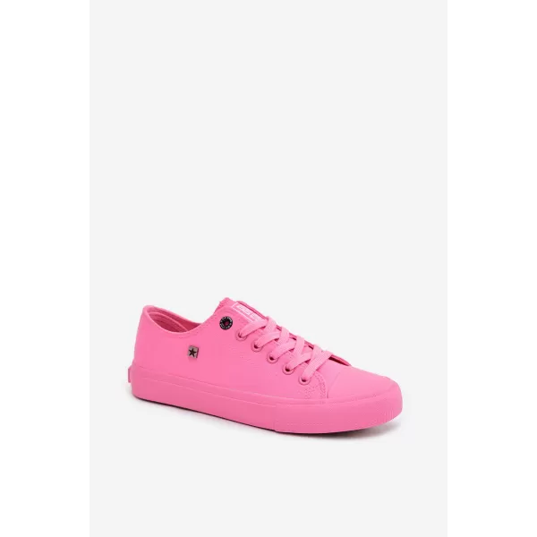  Дамски кецове BIG STAR SHOES TT274015 РОЗОВО 