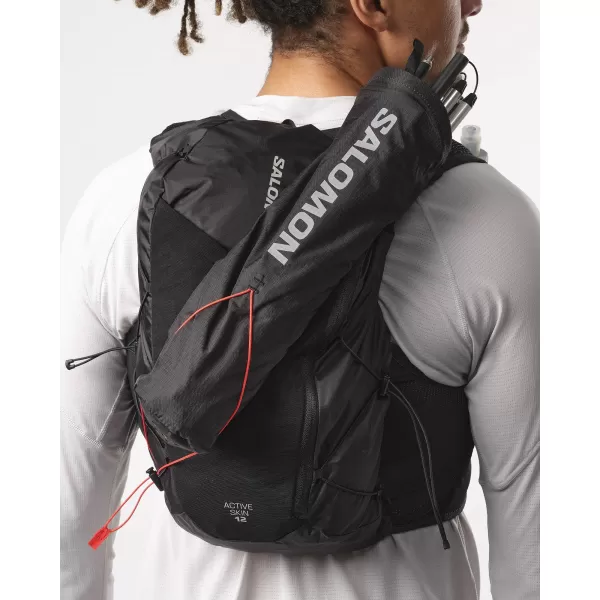  Раница SALOMON ACTIVE SKIN 12 LC2177400 ЧЕРЕН/МЕТАЛ 