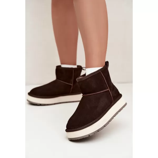  Дамски обувки BIG STAR SHOES UU274693 КАФЯВО/БЕЖОВО 