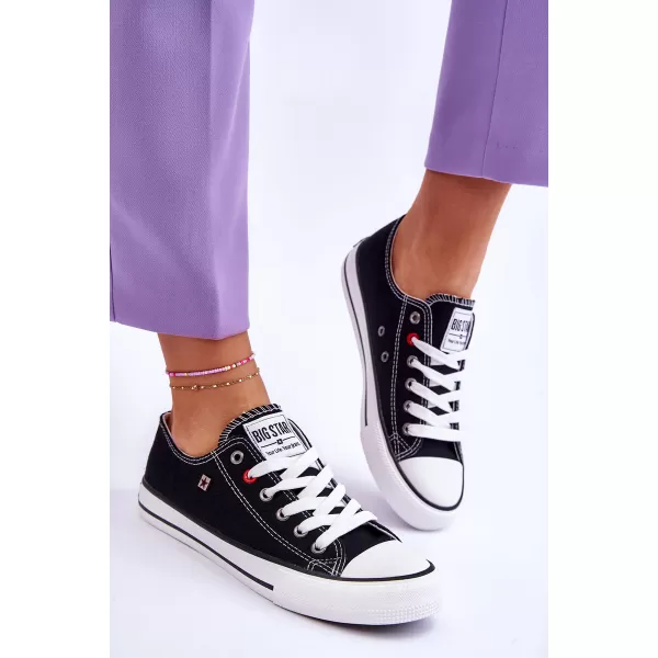  Дамски кецове BIG STAR SHOES T274023 ЧЕРЕН 