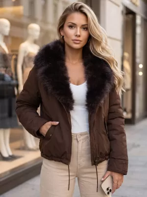 Дамско яке DSTREET TY6071 КАРАМЕЛ