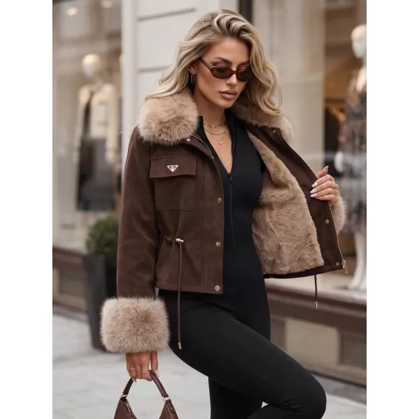  Дамско яке DSTREET TY5705 КАФЯВО 