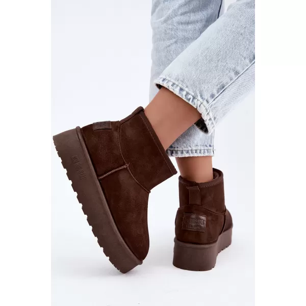  Дамски обувки BIG STAR SHOES UU274223 КАФЯВИ/БЕЖОВИ СЕНКИ 