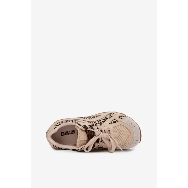  Дамски кецове BIG STAR SHOES TT274549 БЕЖОВО 