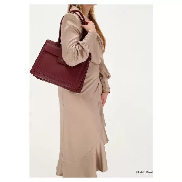  Дамска чанта CHARM LONDON Monaco 25422 Bordeaux red ЧЕРВЕНО БОРДО 