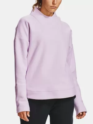 Дамски суичър UNDER ARMOUR RECOVER FLEECE WRAP NECK 1356347-570 ЛИЛАВО
