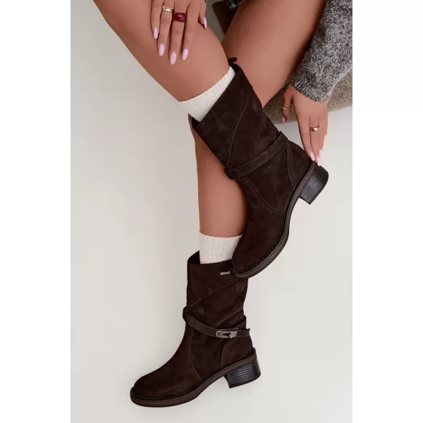  Дамски обувки BIG STAR SHOES UU274609 КАФЯВО/БЕЖОВО 