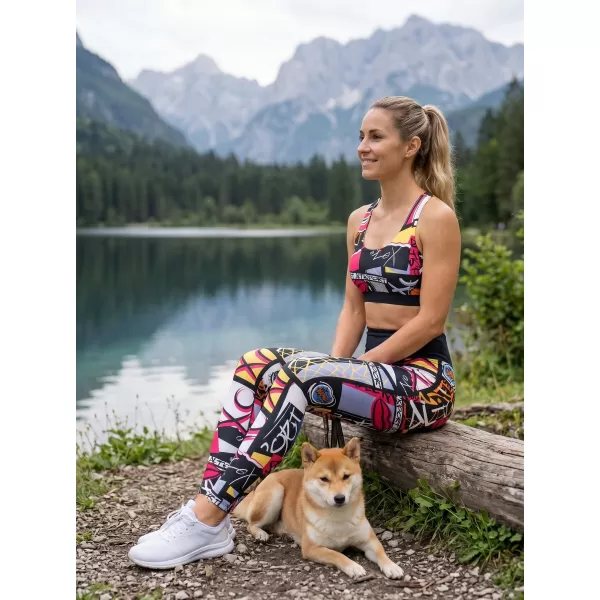  Дамски първокласни дълги функционални клинове (нови размери) ALTISPORT VOJ/ALW041LEG05 ЧЕРЕН 