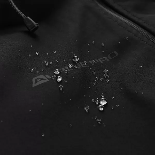  Мъжко софтшел яке ALPINE PRO GEDER ЧЕРЕН 