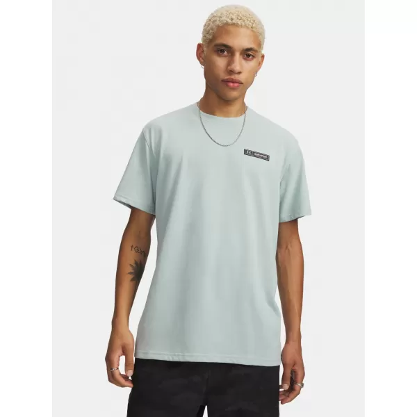  Мъжка тениска UNDER ARMOUR HW ARMOUR LABEL SS 1382831-477 СИНЬО 