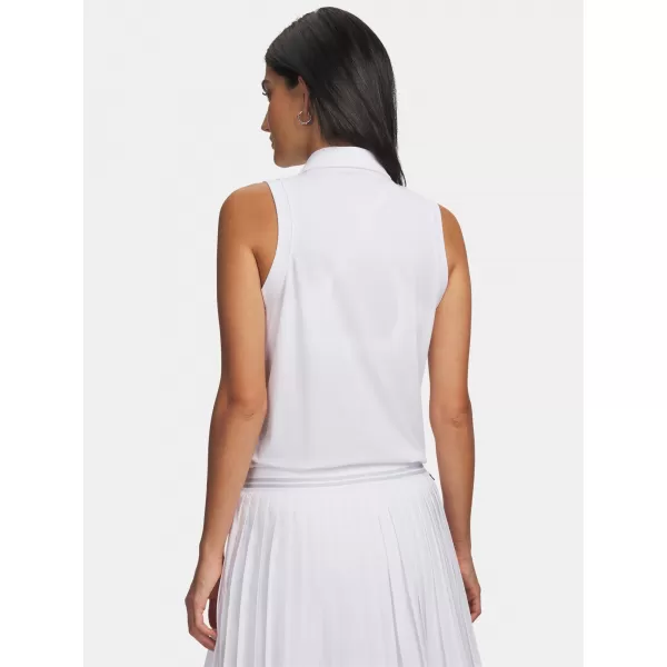  Дамски потник UNDER ARMOUR UA ARMOURDRY SL POLO 6009804-100 БЯЛО 