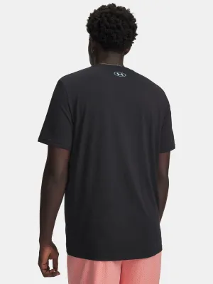 Мъжка тениска UNDER ARMOUR M LOGO COLLAGE SS 6009244-001 ЧЕРЕН