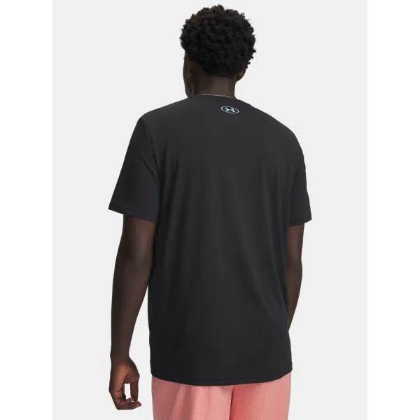  Мъжка тениска UNDER ARMOUR M LOGO COLLAGE SS 6009244-001 ЧЕРЕН 