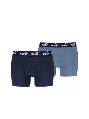 Мъжки боксерки PUMA ELEMENTS MEN BASIC BOXERS 2P 93875310 ДЕНИМ