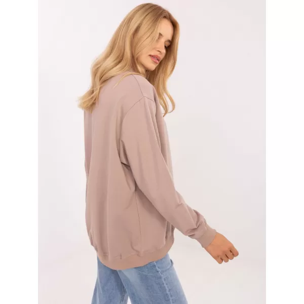  Дамски суичър BASIC FEEL GOOD RV-BL-5185.79P ТЪМНО БЕЖОВО 