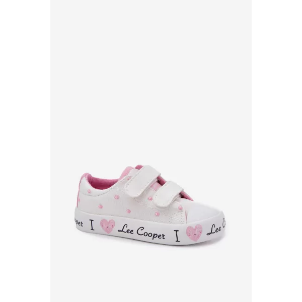  Детски кецове LEE COOPER LCW-25-02-3264K БЯЛО 