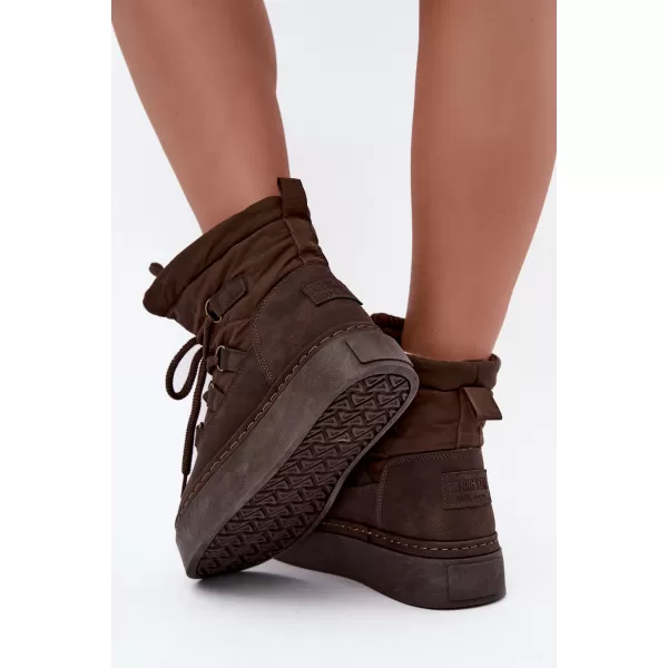  Дамски обувки BIG STAR SHOES UU274191 КАФЯВО/БЕЖОВО 