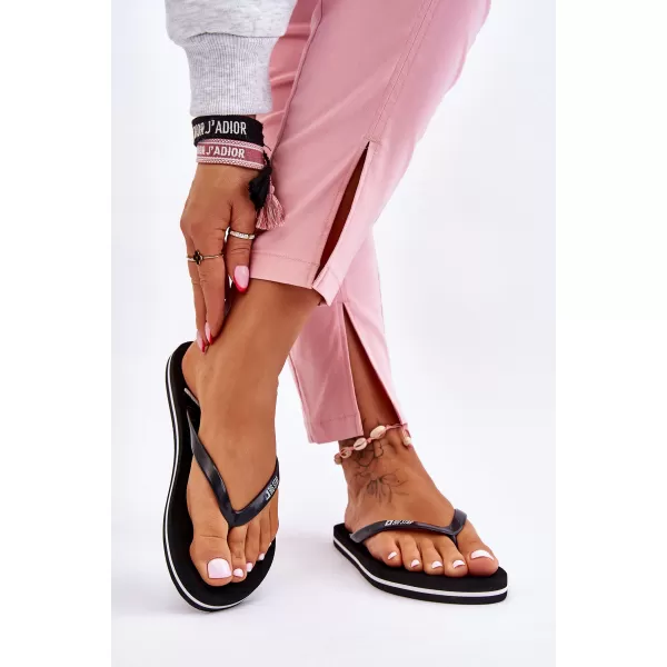  Дамски джапанки BIG STAR SHOES LL274761 ЧЕРЕН 