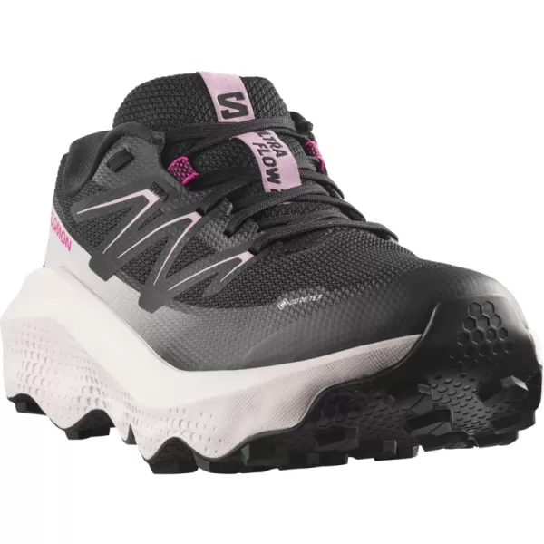  Дамски обувки SALOMON ULTRA FLOW 2 GORE-TEX L49299500 ЧЕРНО/ЗОРНО РОЗОВО/ВАНИЛОВ ЛЕД 
