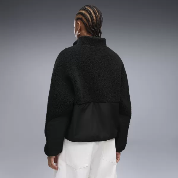  Дамско яке PUMA RE:FIBRE SHERPA JACKET W 69456701 ПУМА ЧЕРНА 