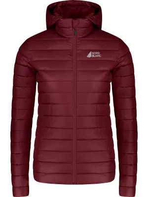Дамско ватирано яке NORDBLANC NIMBUS WJL8395 БОРДО