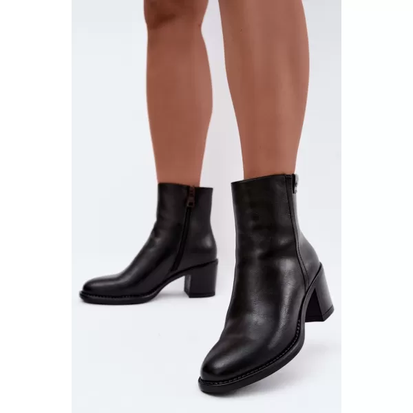  Дамски боти VINCEZA 58655 ЧЕРЕН 