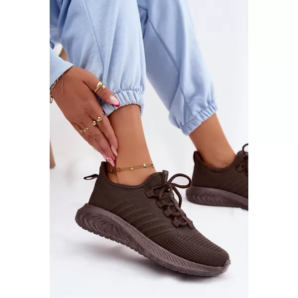  Дамски обувки BIG STAR SHOES UU274055 КАФЯВО/БЕЖОВО 
