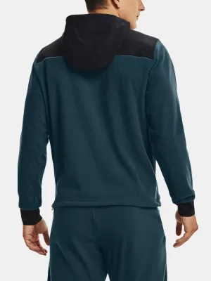 Мъжки суичър UNDER ARMOUR UA RUSH FLEECE HOODIE 1366177-413 СИНЬО