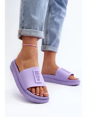 Дамски чехли BIG STAR SHOES LL274426 ВИОЛЕТОВО