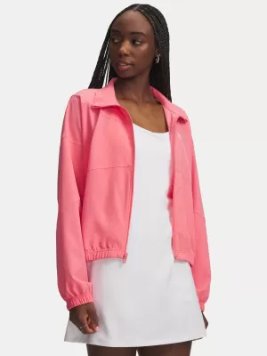 Дамско яке UNDER ARMOUR RIVAL WOVEN JACKET 1389631-600 РОЗОВО