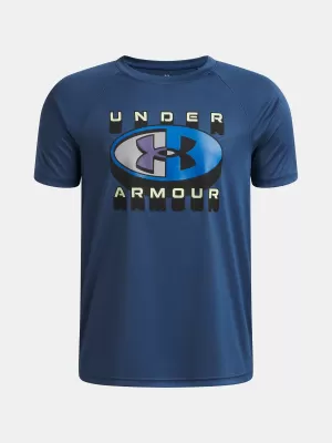 Момчешка тениска UNDER ARMOUR B TECH GRAPHIC SS 6009615-498 СИНЬО