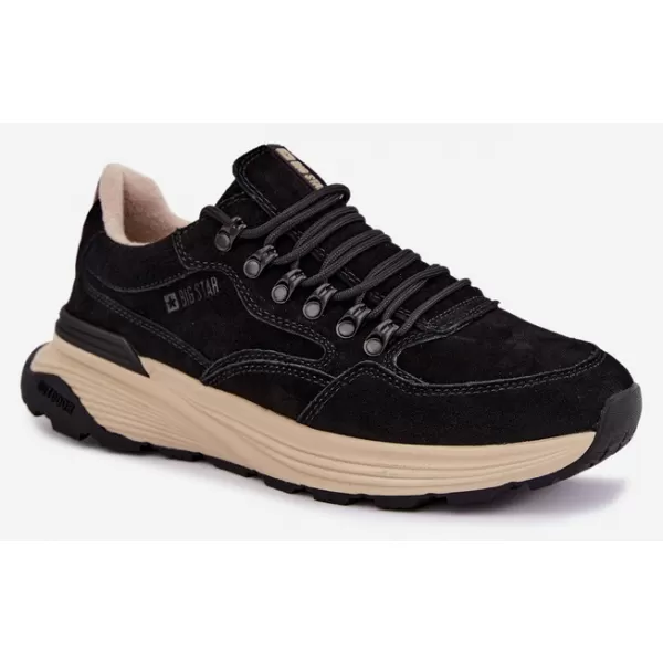  Мъжки кецове BIG STAR SHOES OO174321 ЧЕРЕН 