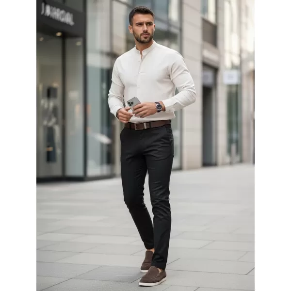  Мъжки панталон DSTREET UX4484 ЧЕРЕН 