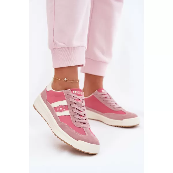  Дамски кецове BIG STAR SHOES TT274160 РОЗОВО 