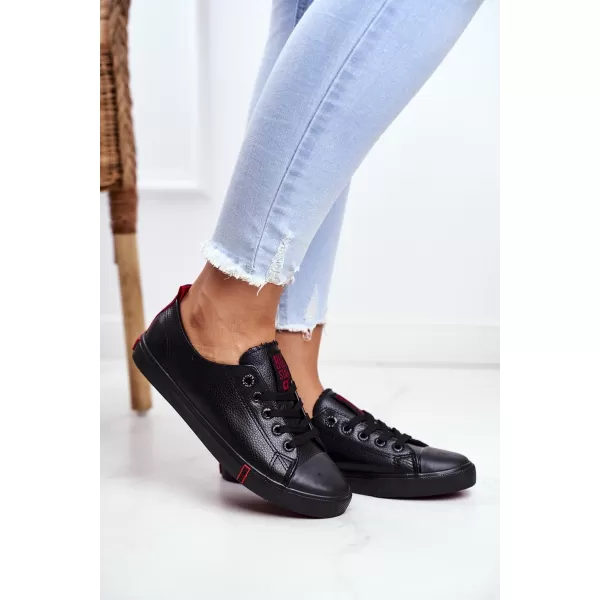  Дамски кецове BIG STAR SHOES GG274007 ЧЕРЕН 