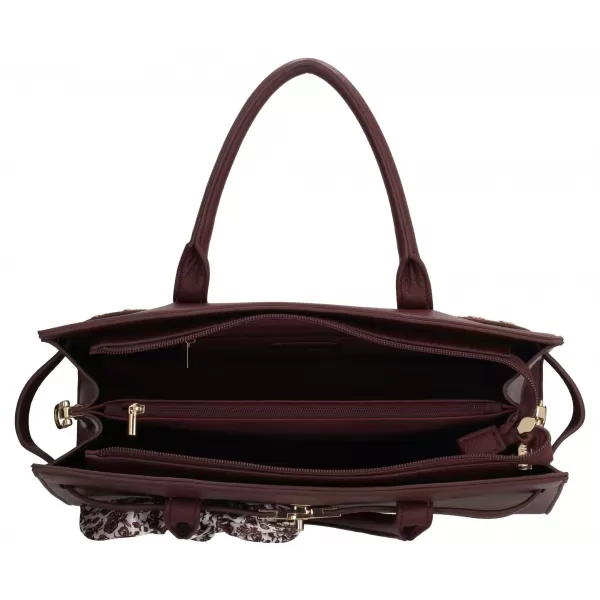  Пазарска чанта CHARM LONDON The Hamptons W01592 Bordeaux red ЧЕРВЕНО БОРДО 