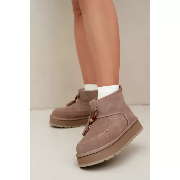  Дамски обувки BIG STAR SHOES UU274679 БЕЖОВО 